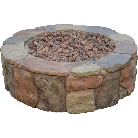 Bond Petra 36 In. Gas Fire Pit; Mfg #66600