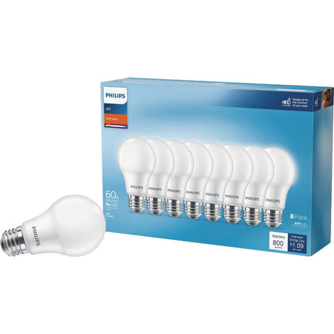 Philips A19 Medium LED Light Bulb; Mfg #589218