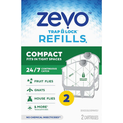 Zevo Compact Spaces Insect Trap Refill Kit; Mfg #810121291160