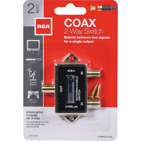 RCA A/B Coax Switch; Mfg #VH71R