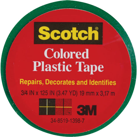 Scotch Colored Plastic Tape; Mfg #190GN