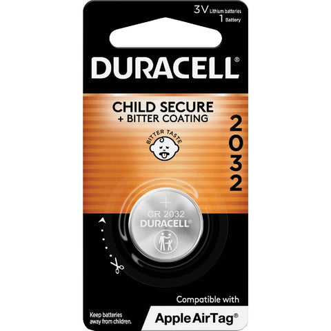 Duracell 2032 Lithium Coin Cell Battery; Mfg #30587