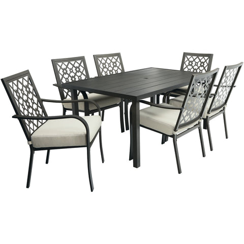 Outdoor Expressions Laguna Hills 7-Piece Dining Set; Mfg #M01-S2905C SET