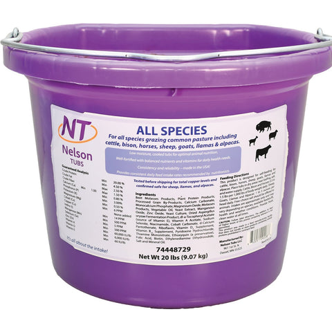 Nelson Tubs All Species Feed Supplement; Mfg #74448729
