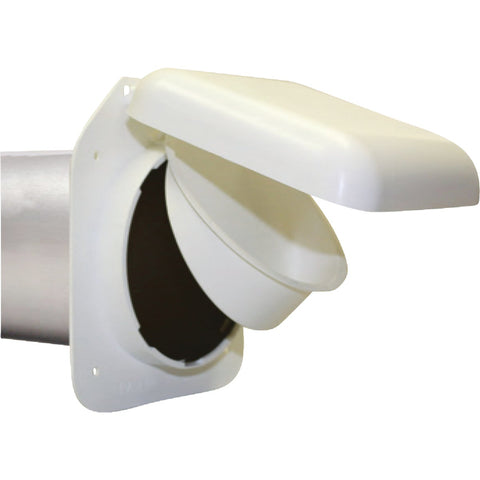 No-Pest Low Profile Dryer Vent Hood; Mfg #NPVW