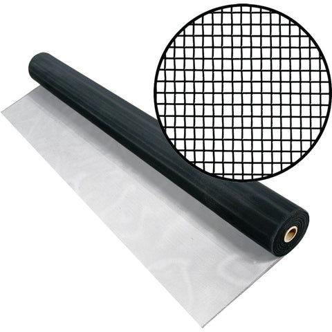 Phifer Black Aluminum Screen Cloth; Mfg #3001228