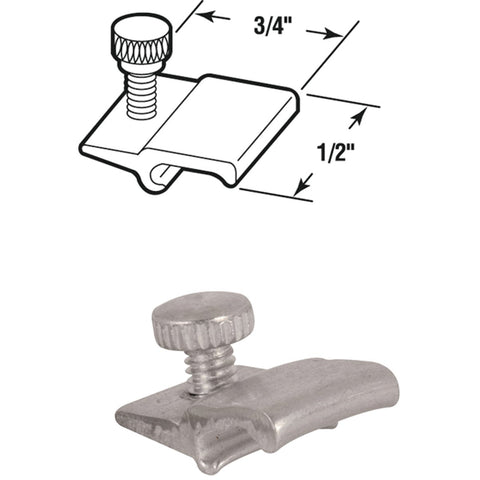 Prime-Line 1/2 In. W. x 3/4 In. L. Storm Door Panel Clip; Mfg #PL7957