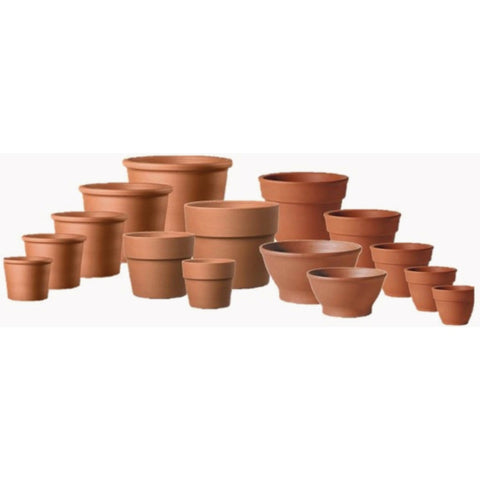 Deroma Red Clay Planter Display; Mfg #M6940AZ