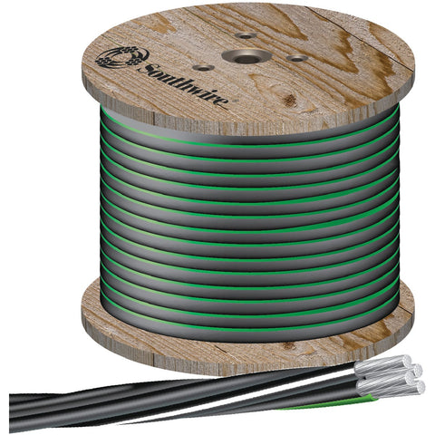 Southwire 4-Conductor Underground Service Entrance Cable Electrical Wire; Mfg #30161401