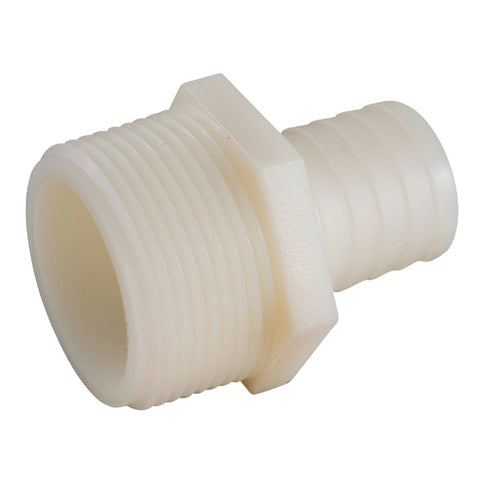 Anderson Metals Barb x Male Nylon Hose Adapter; Mfg #53748-0812