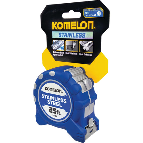 Komelon Gripper SS Tape Measure; Mfg #SS125