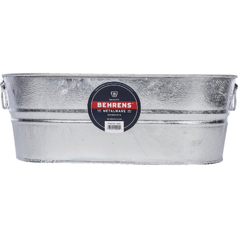 Behrens Hot-Dipped Steel Utility Tub; Mfg #0-OV