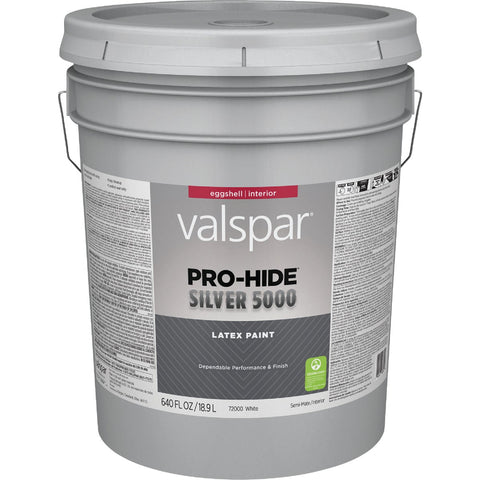 Valspar Pro-Hide Silver 5000 Latex Interior Wall Paint; Mfg #028.0072000.008