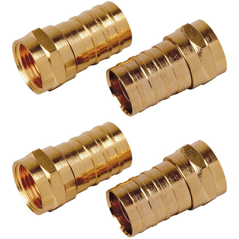 RCA Heavy-Duty Coaxial F-Connector; Mfg #VH1454R