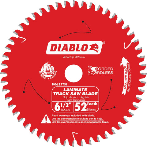 Diablo 6.5 Circular Saw Blade2; Mfg #D0652TSL