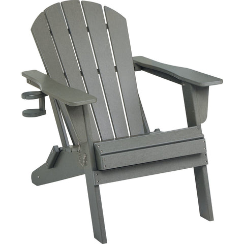 Outdoor Expressions High Density Polyethylene Adirondack Chair; Mfg #EY8001LG