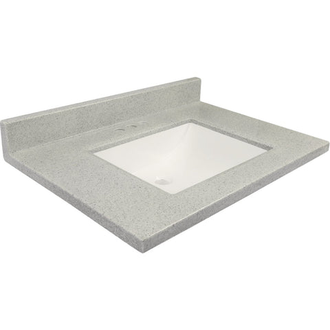 Modular Vanity Tops Rectangular Wave Vanity Top; Mfg #2231W4101101B010210
