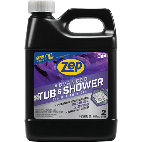 Zep Advanced Tub & Shower Drain Opener; Mfg #U49210