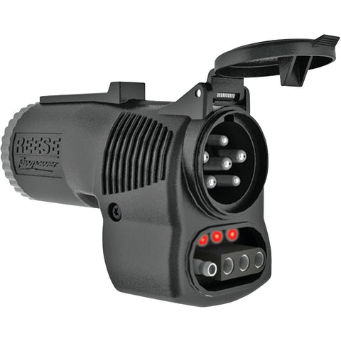Hopkins 7-Blade to 6-Round and 4-Flat Plug-In Adapter; Mfg #47575