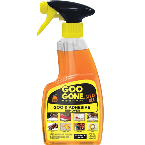 Goo Gone Spray Gel Adhesive Remover; Mfg #2096