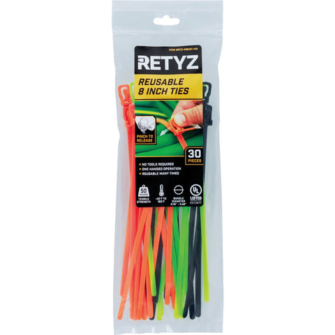 RETYZ 8 In. Cable Tie; Mfg #RTZ-MBA01-MA