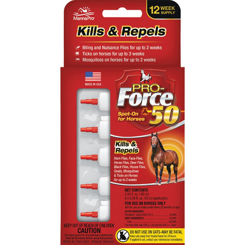 Manna Pro ProForce 50 Spot-On For Horses; Mfg #1030517