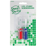 Smart Savers 2-Piece Stubby Screwdriver Set; Mfg #AA019