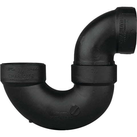 Charlotte Pipe ABS P-Trap; Mfg #ABS 00706X 0600HA