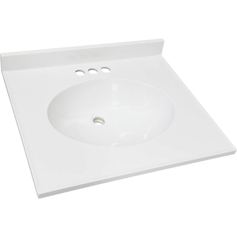 CraftMark High Gloss Round Bowl Vanity Top; Mfg #OB2519330