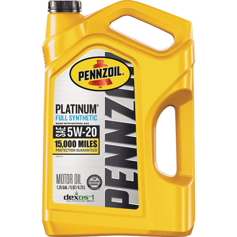 Pennzoil Platinum Full Synthetic PurePlus Motor Oil; Mfg #550046122