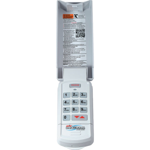 Genie Universal Wireless Garage Door Keypad; Mfg #41248R / GUK-R