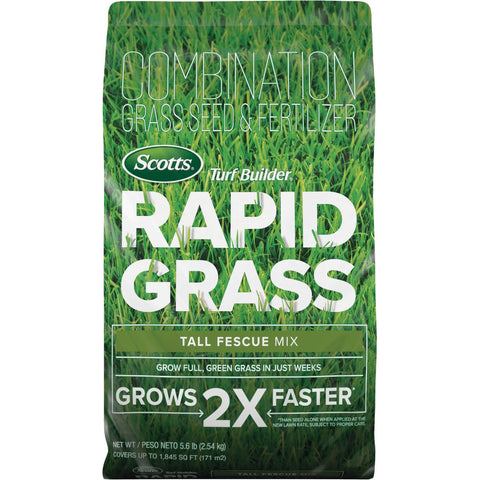Scotts Turf Builder Rapid Grass Tall Fescue Mix Seed & Fertilizer Combination; Mfg #18228