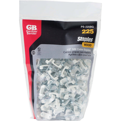 Gardner Bender Poly Cable Staple; Mfg #PS-225BG