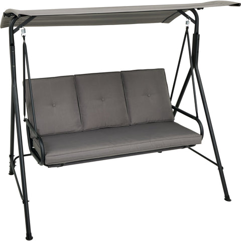 Outdoor Expressions 3-Person Outdoor Patio Swing; Mfg #873786
