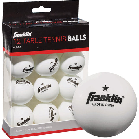 Franklin 1-StarTable Tennis Ball; Mfg #57103P6