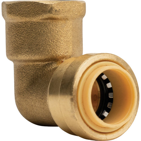 QuickFitting Female Brass Elbow; Mfg #LF813FR