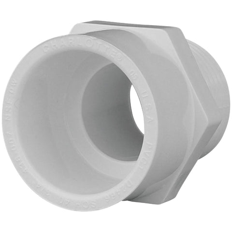 Charlotte Pipe Male PVC Adapter Pressure Fitting; Mfg #PVC 02109  0800HA