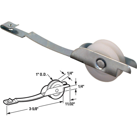Prime-Line Straight Screen Door Tension Spring with Roller; Mfg #B 649