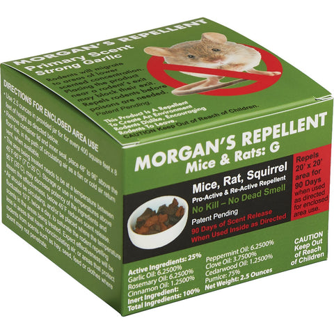 Morgan's Repellent Strong Garlic Rodent Repellent; Mfg #MRMRG