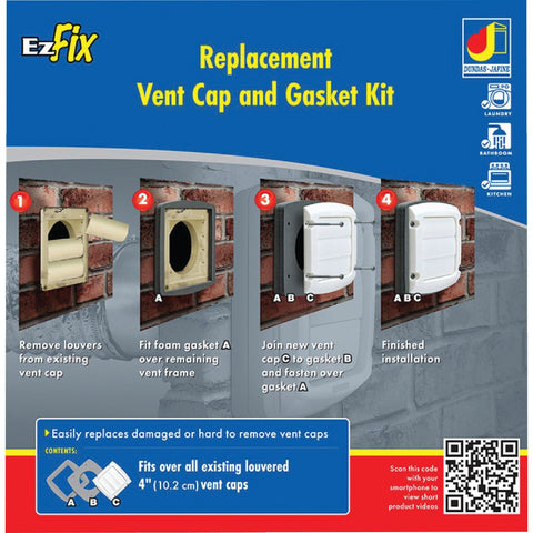 Dundas Jafine EzFix Replacement Vent Cap Kit; Mfg #EZFXZW