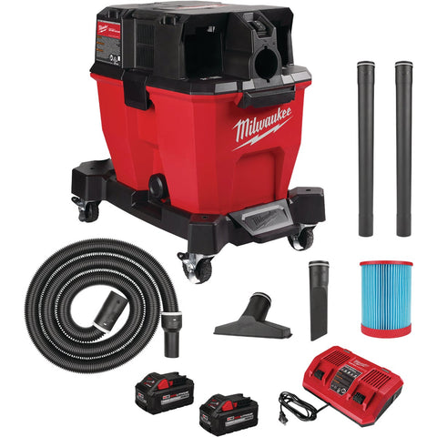 Milwaukee M18 FUEL Brushless Cordless 9 Gal. Wet/Dry Vacuum Kit; Mfg #0920-22HD