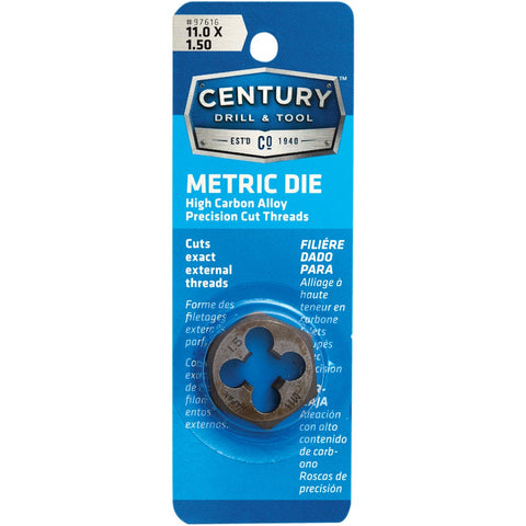 Century Drill & Tool Metric Hex Die; Mfg #97616