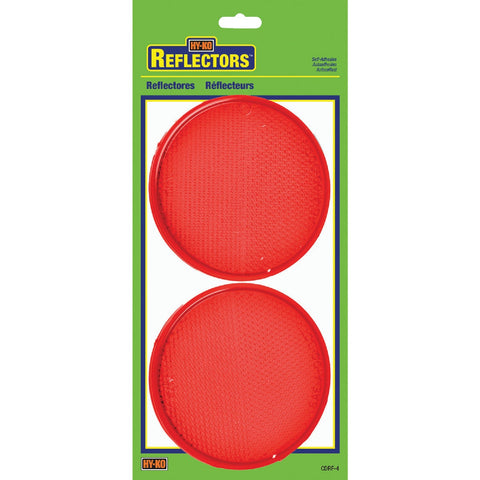 Hy-Ko Press-On Reflector; Mfg #CDRF-4R