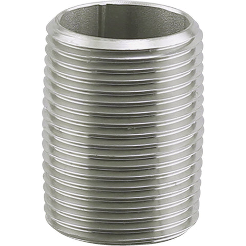 PLUMB-EEZE Stainless Steel Nipple; Mfg #U2-SSN-12
