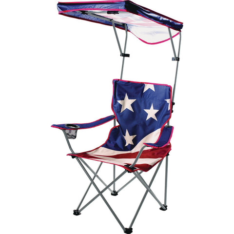 Quik Shade U.S. Flag Folding Chair; Mfg #160086