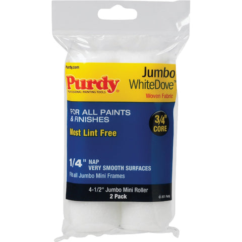 Purdy White Dove Jumbo Mini Woven Fabric Roller Cover; Mfg #140624010