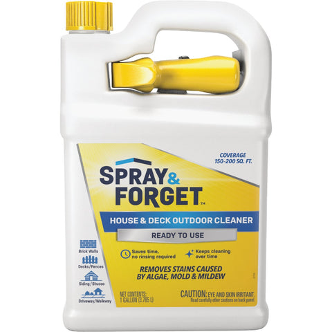 Spray & Forget House & Deck Mold Stain Remover; Mfg #SFDRTUG04