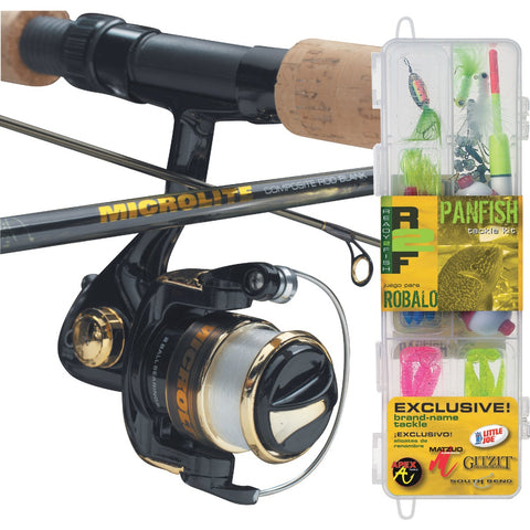 Ready 2 Fish Just Add Bait Panfish Fishing Rod & Spinning Reel Combo; Mfg #5704-0050