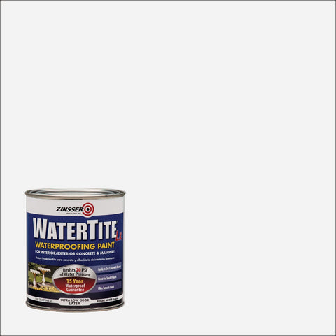 Zinsser WaterTite LX Ultra Mold & Mildew Proof Waterproofing Paint; Mfg #271098