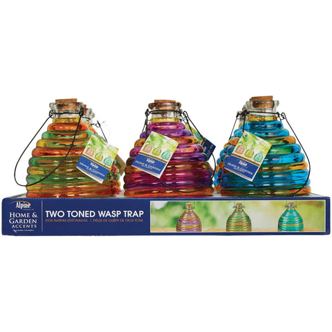 Alpine Decorative Glass Wasp Trap; Mfg #GJD104ABB-L